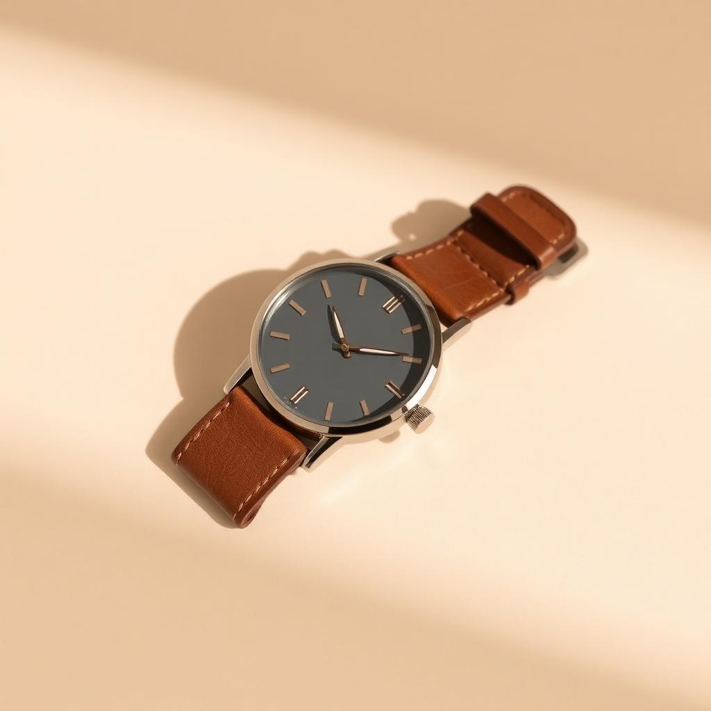 Leren Horloge Klassiek